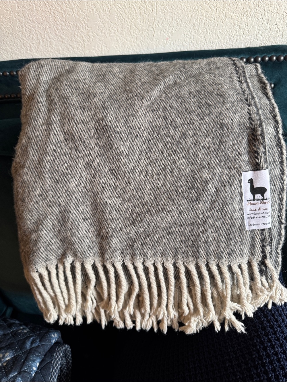 Alpaca Blend Lana&Lino alpaca/wool throw